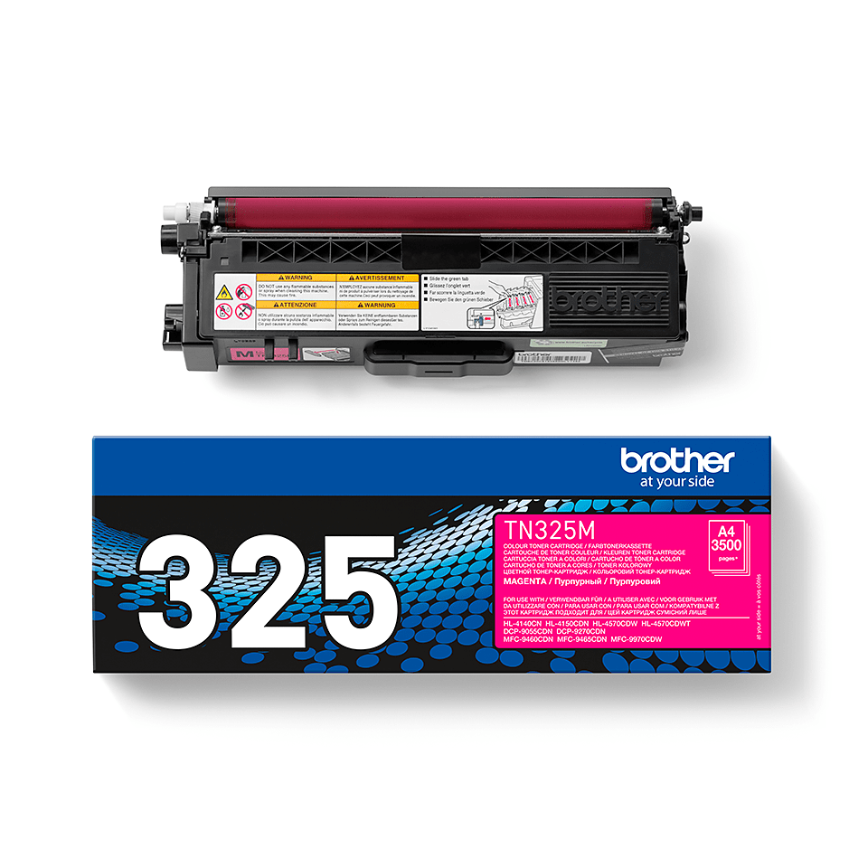Originali Brother TN325M dažų kasetė – magenta spalvos 3